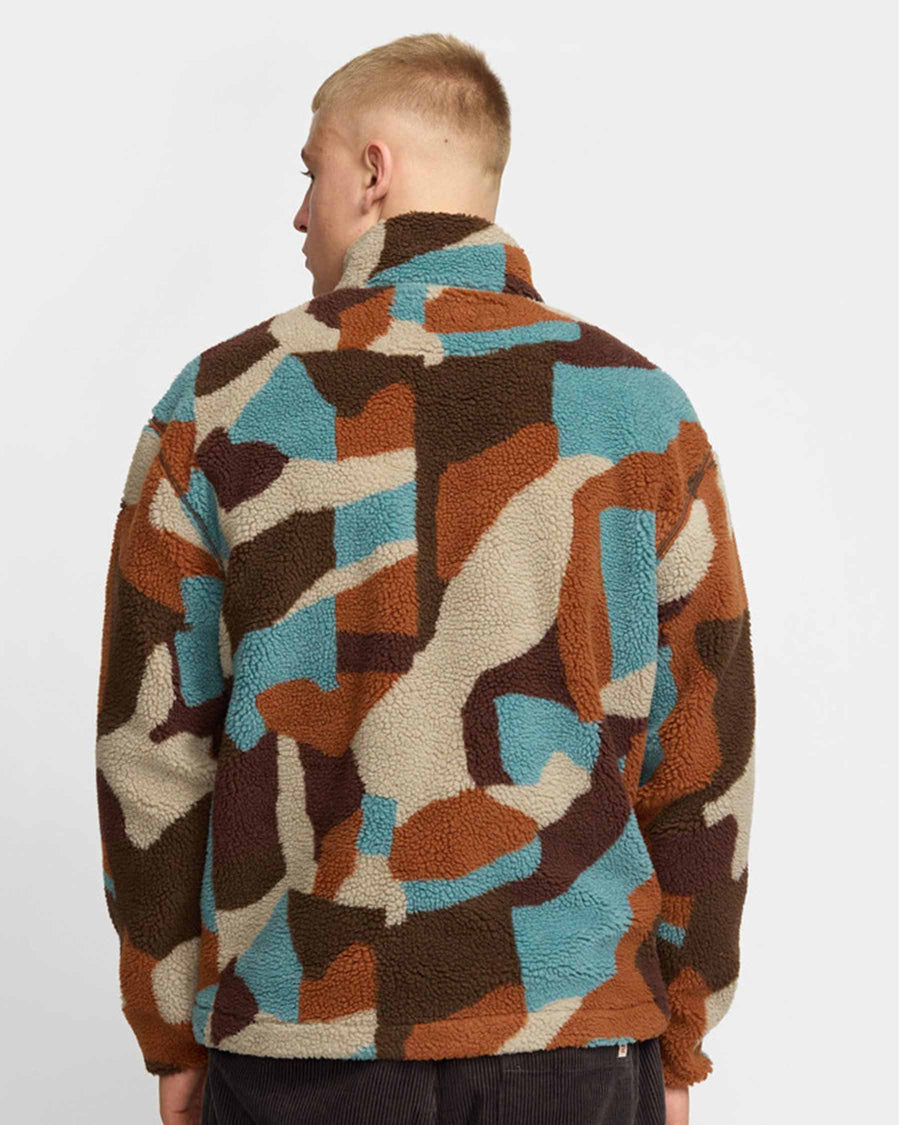 Printed Teddy Jacket