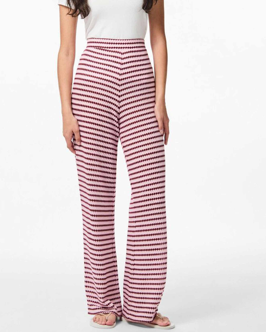 Pcjeya hw wide knit pants