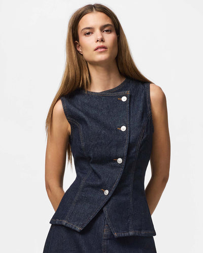 PCJULES SL DENIM VESTThumbnail