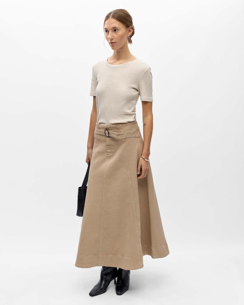 OBJSINA HW LONG A-SHAPE SKIRT