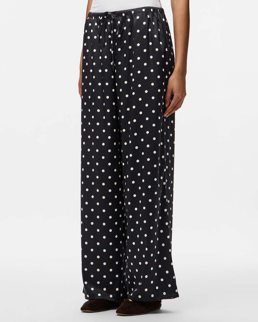PCJYTTA STRAIGHT SATIN PANTS