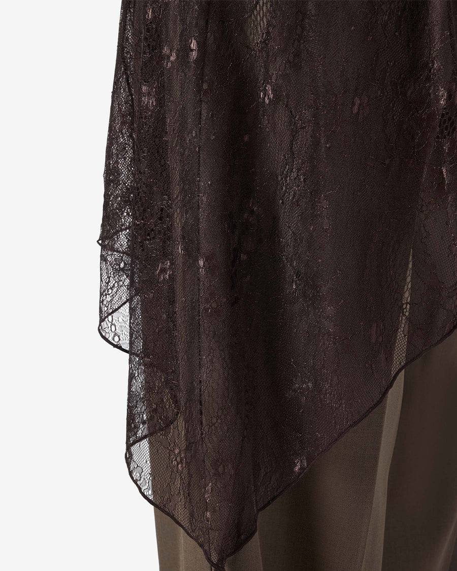 NMIDA ELASTICATED LACE SKIRT