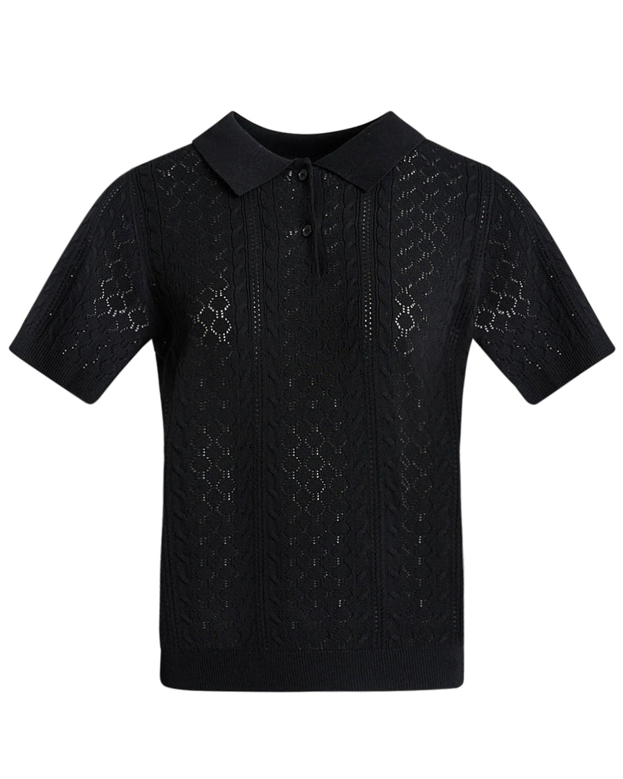 Alba ss knit polo
