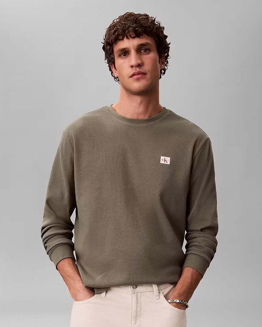 LS WAFFLE BADGE TEE