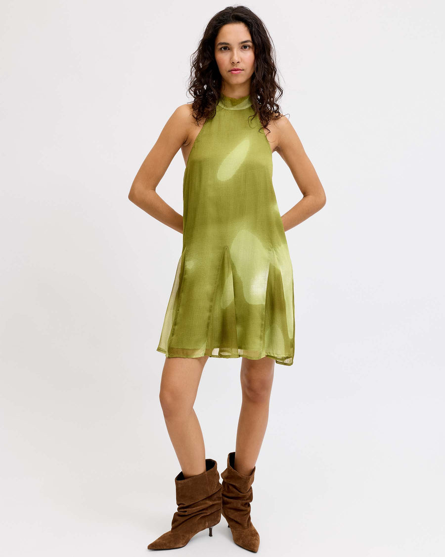 JXEMILIA CHIFFON HALTERNECK