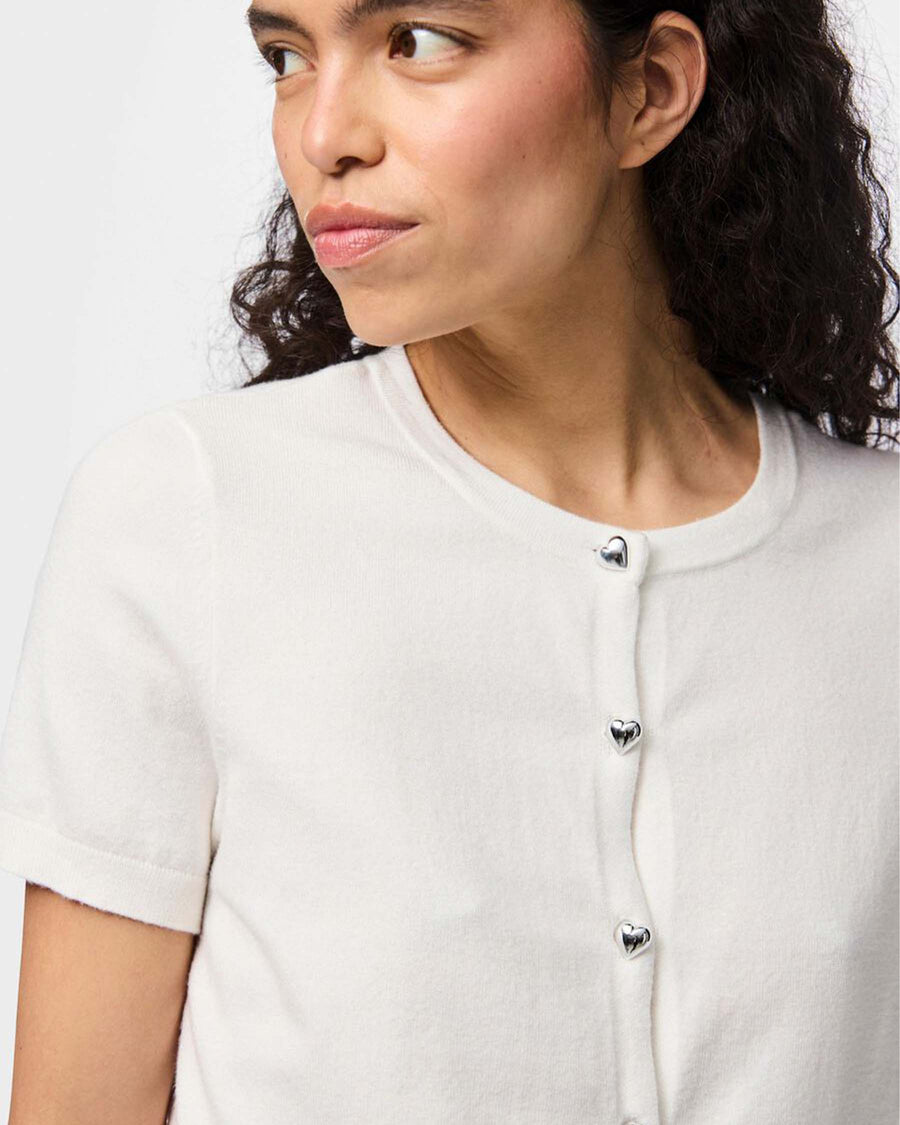 PCORINA SS KNIT CARDIGAN