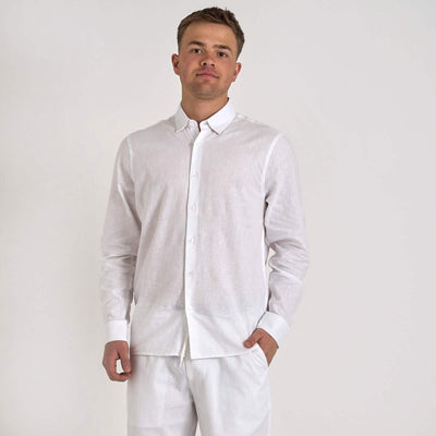 Mario linen Shirt LSThumbnail