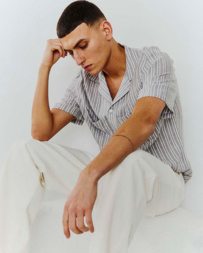 Silvio linen shirt ssThumbnail