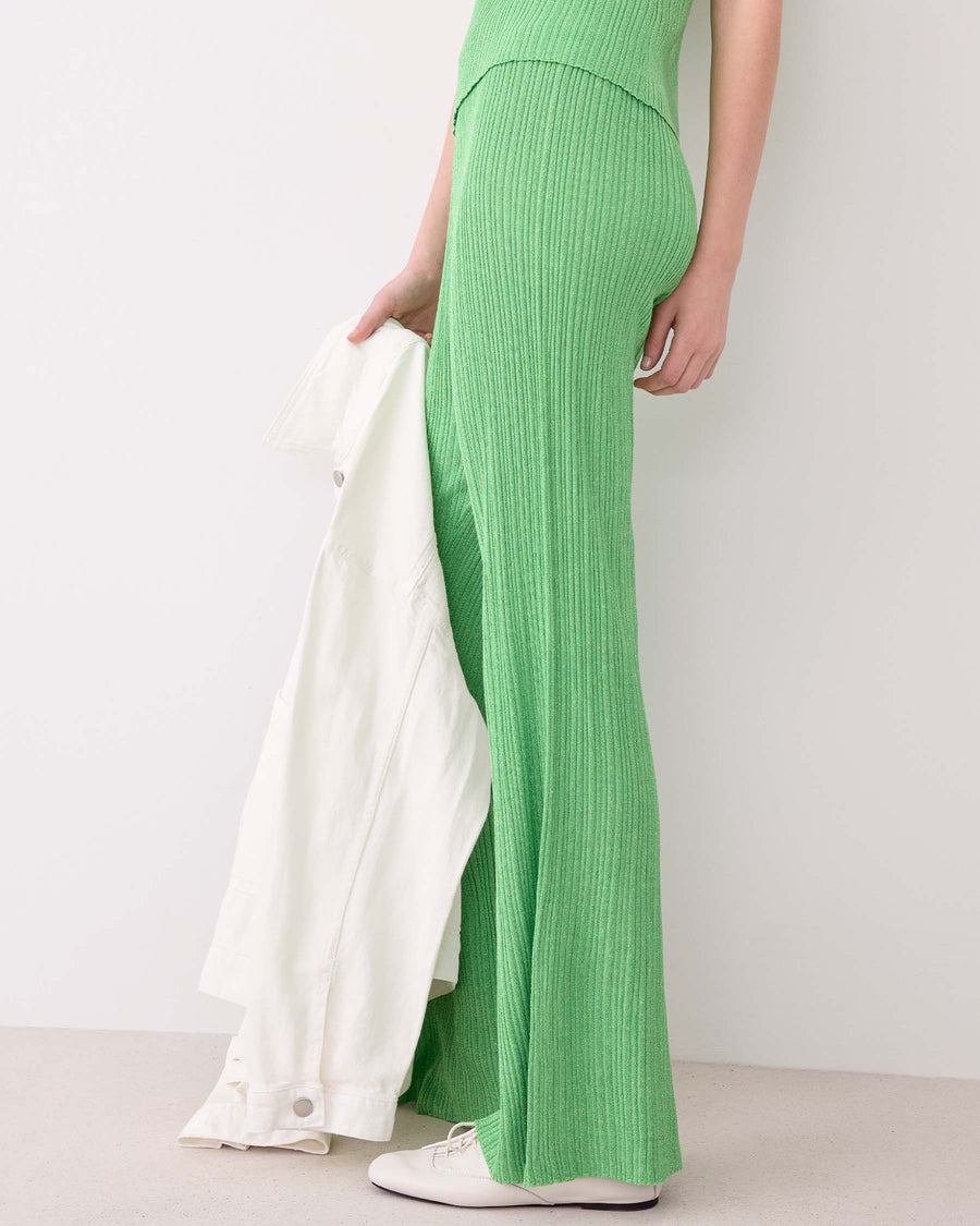 VIFAME RIB KNIT PANTS