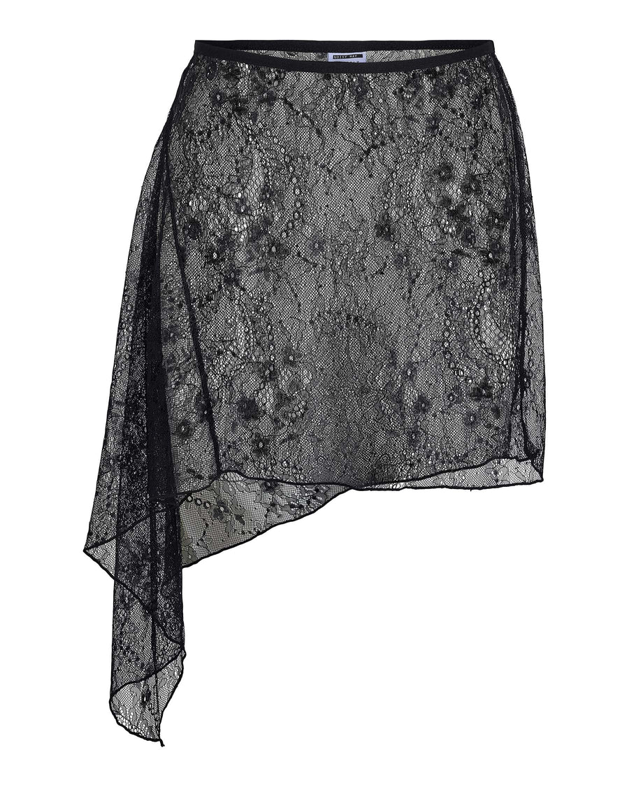 NMIDA ELASTICATED LACE SKIRT