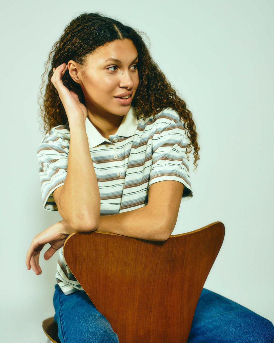 Mille stripe ss polo