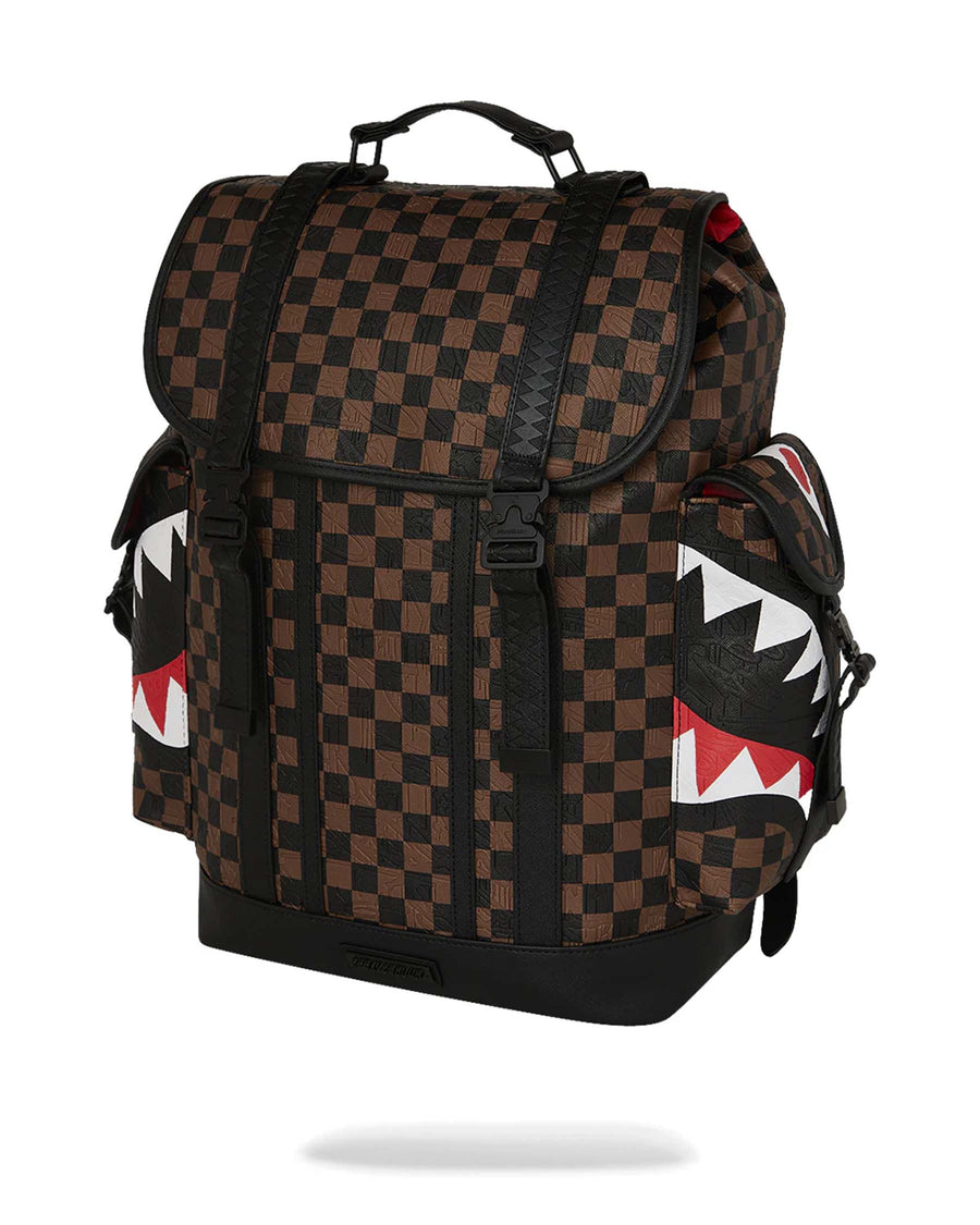 CHECK EMBOSS BACKPACK