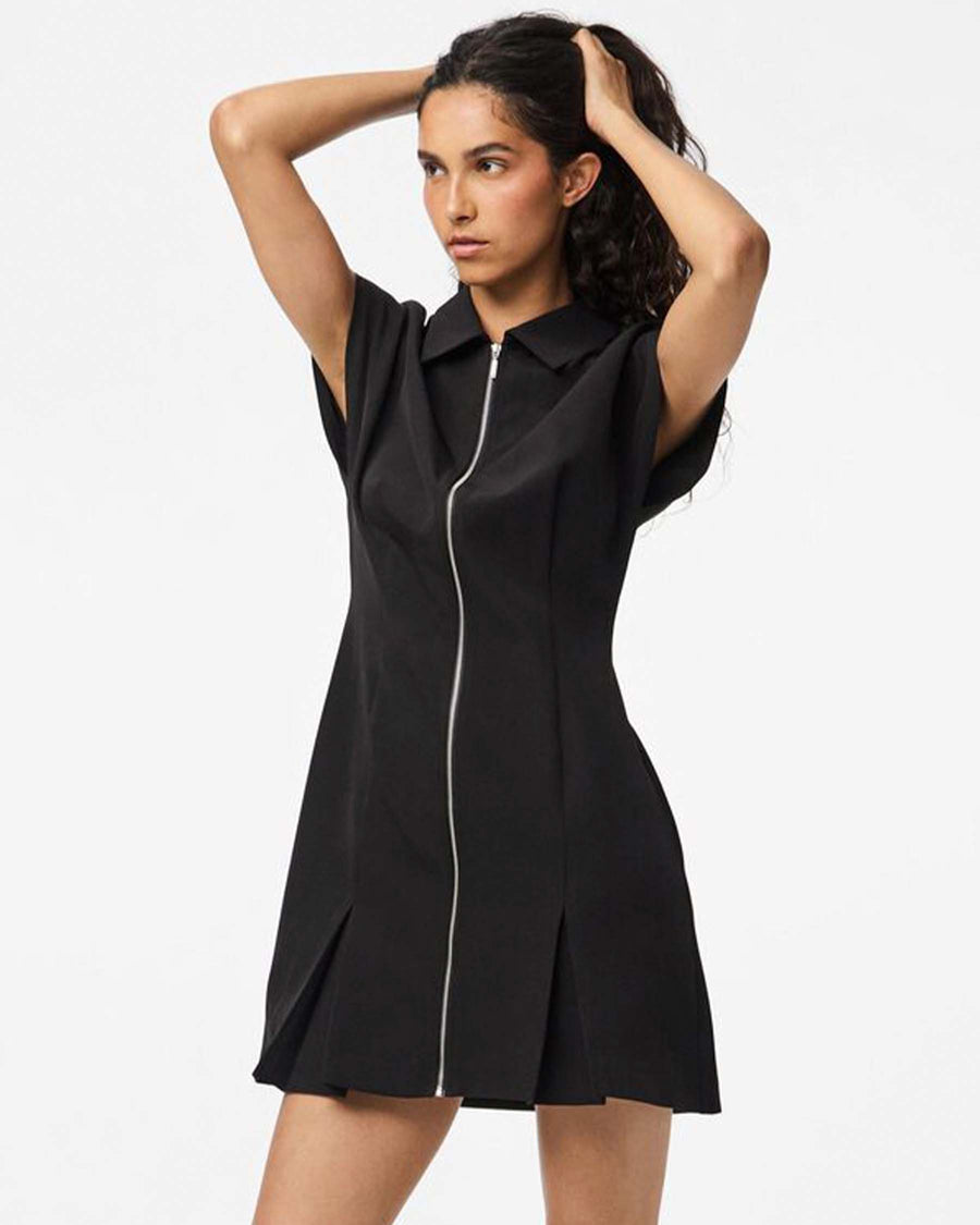 PCMORGAN SL SHORT ZIP DRESS