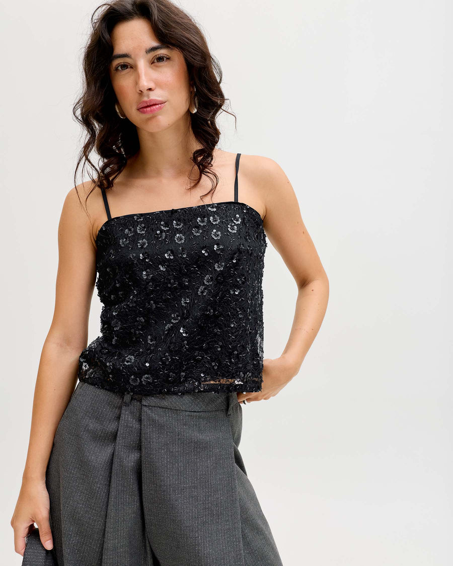 JXDREAM SEQUIN TOP