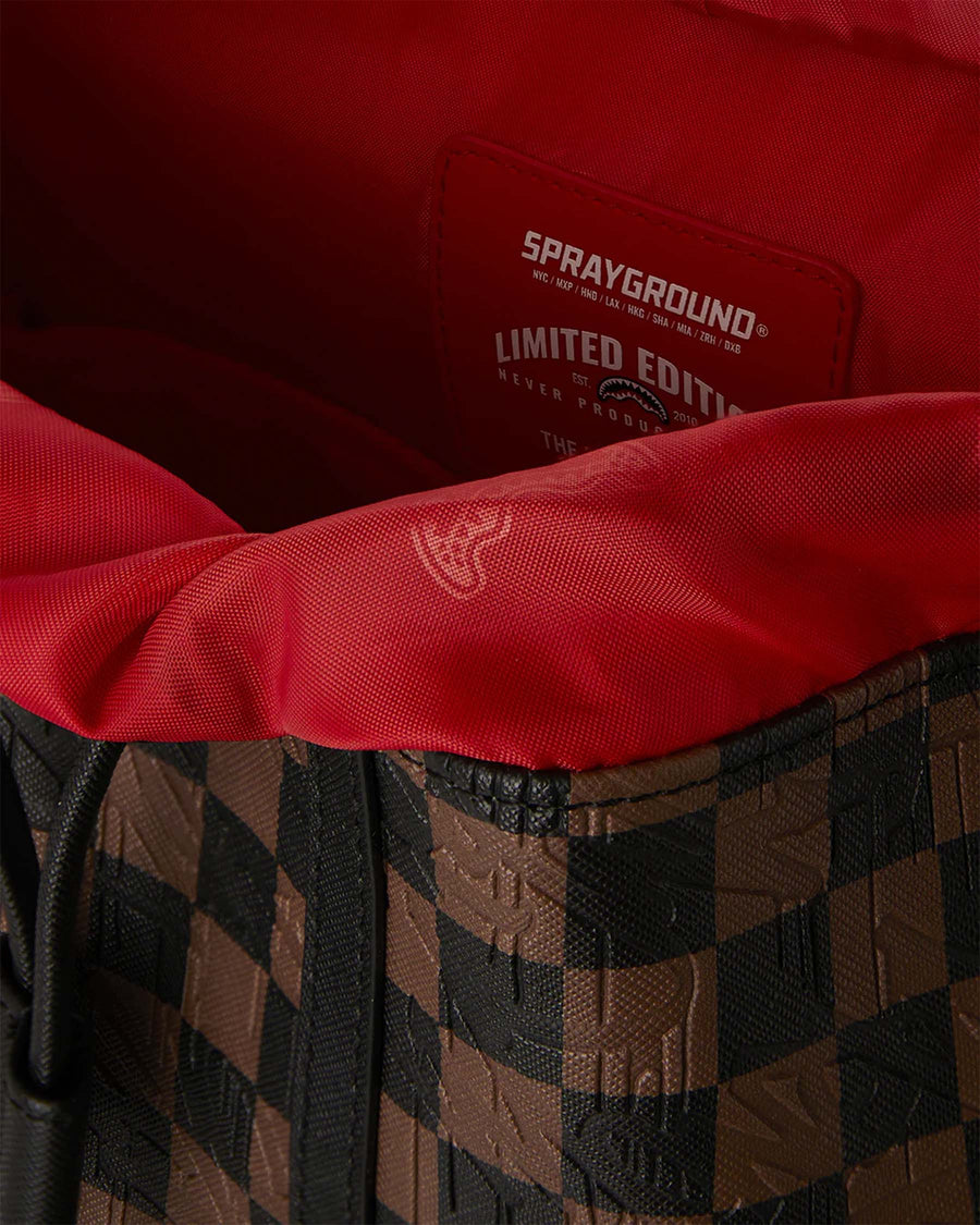 CHECK EMBOSS BACKPACK