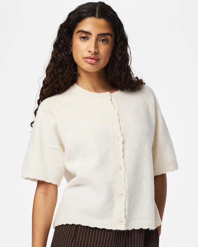 PCRATH O-NECK KNIT CARDIGAN Thumbnail