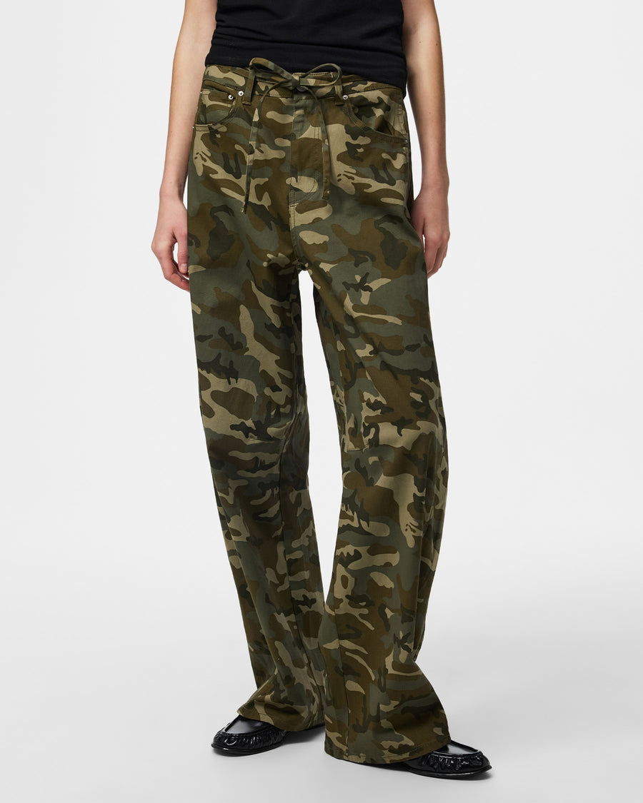 PCMIMMI TIE BARREL JEANS