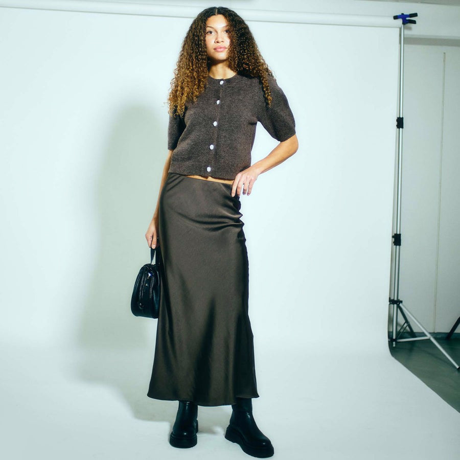 Valery satin skirt