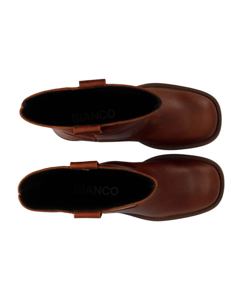 BIAMARY Mid Boot Leather