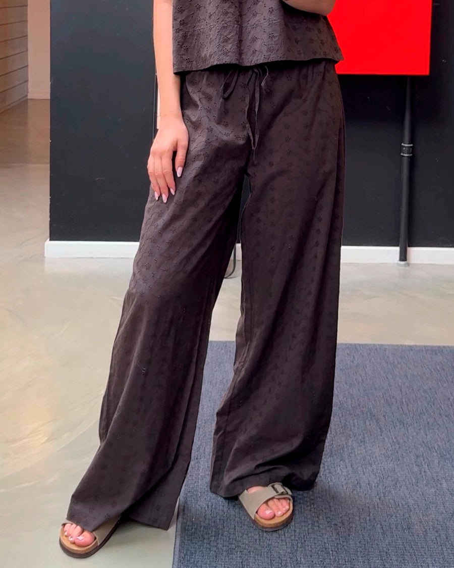 Hollis emb pants