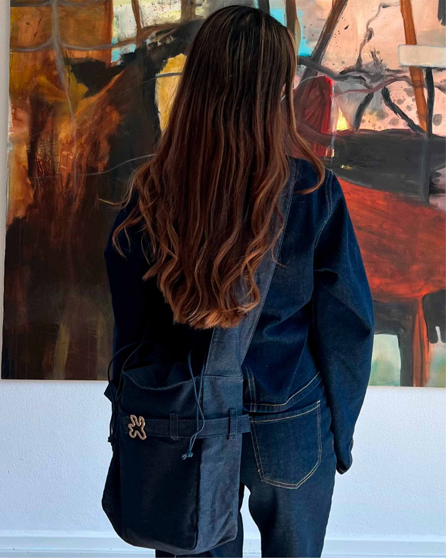 Denim crossbody