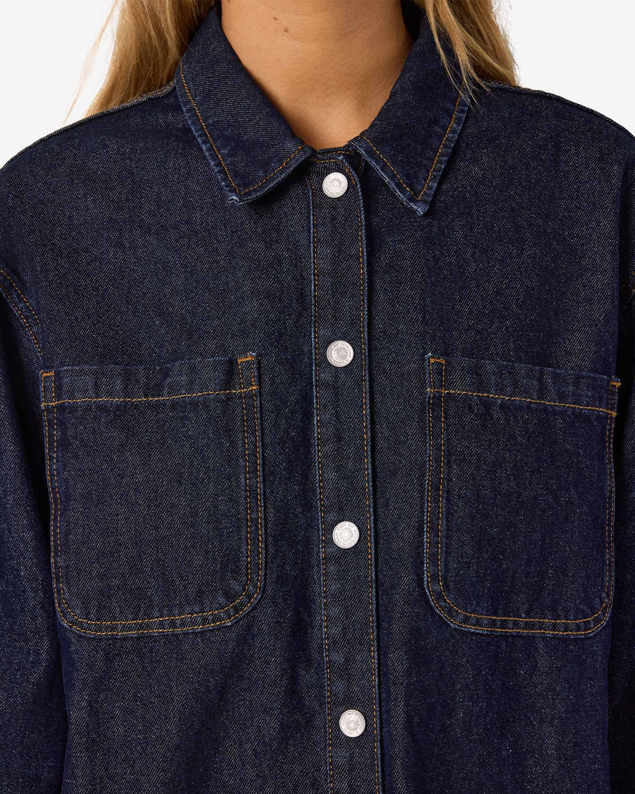 NMALVA L/S DENIM SHACKET