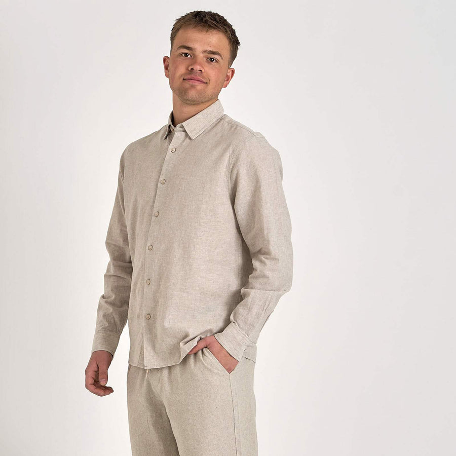 Mario linen Shirt LS