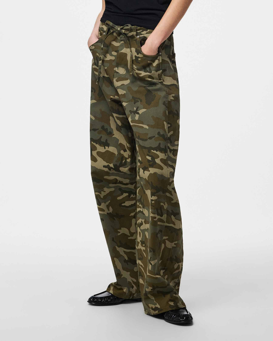 PCMIMMI TIE BARREL JEANS
