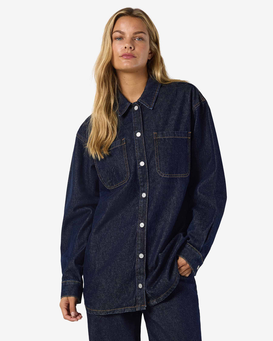 NMALVA L/S DENIM SHACKET