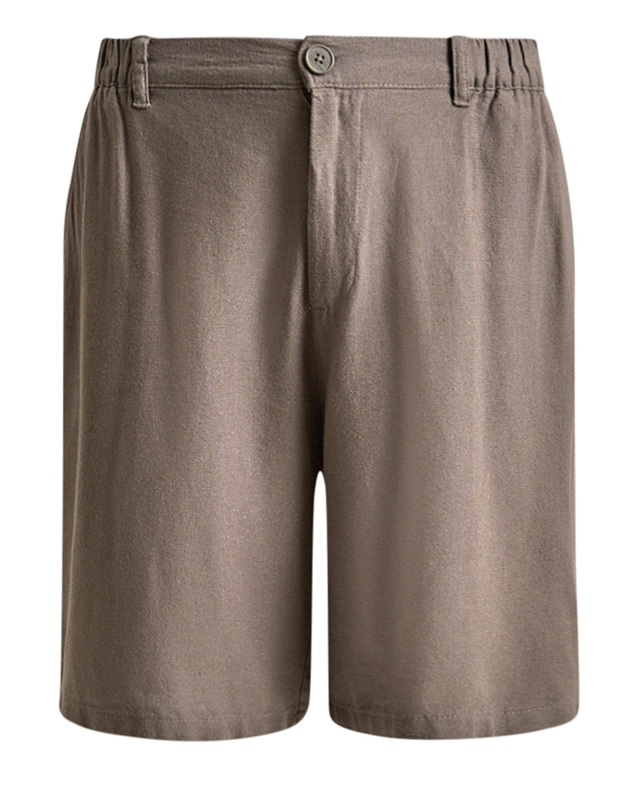 Boxy linen shorts