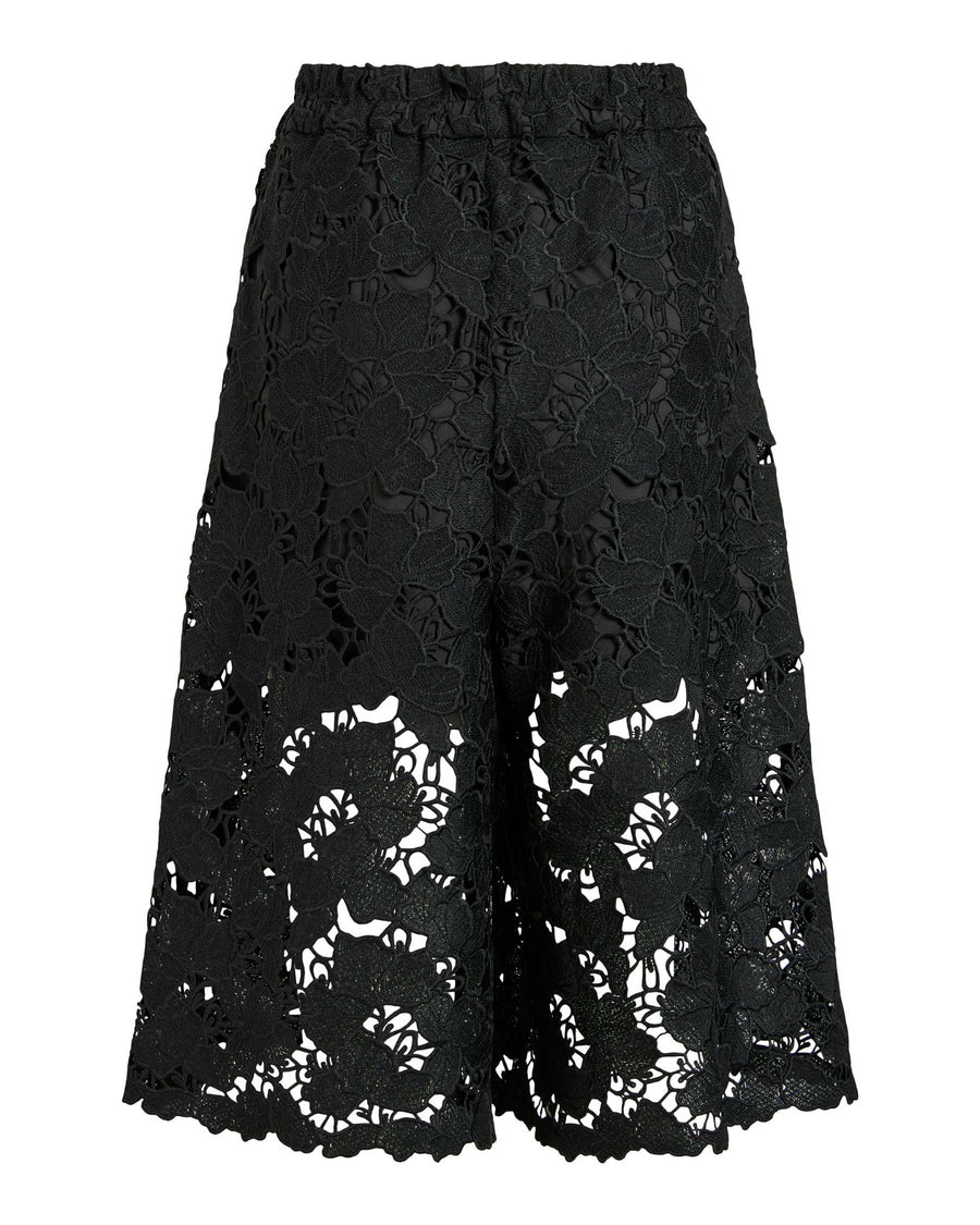 VIHYLDE HW LACE BERMUDA SHORTS