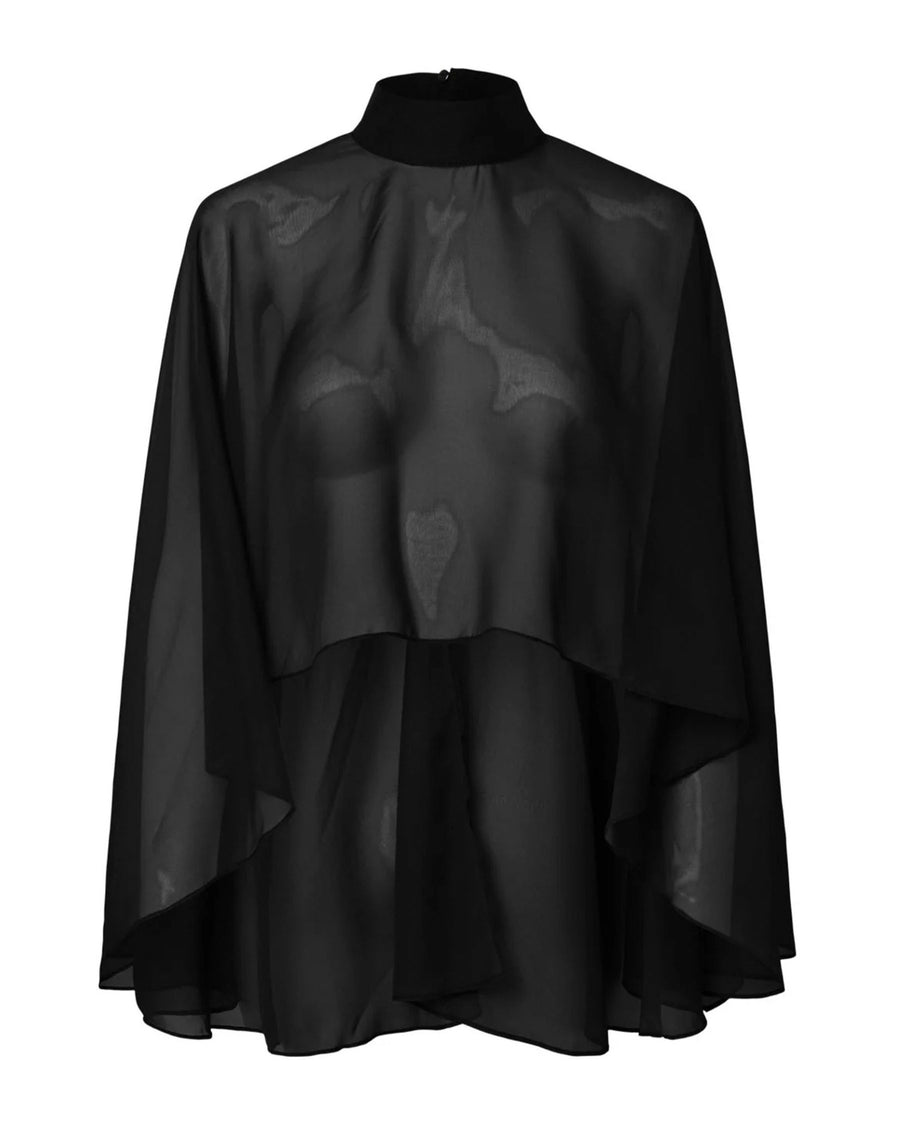 PCABIA HIGH NECK CAPE