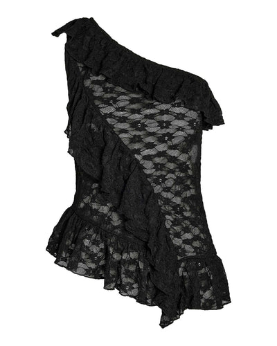NMDEMI S/L LACE FRILL TOPThumbnail