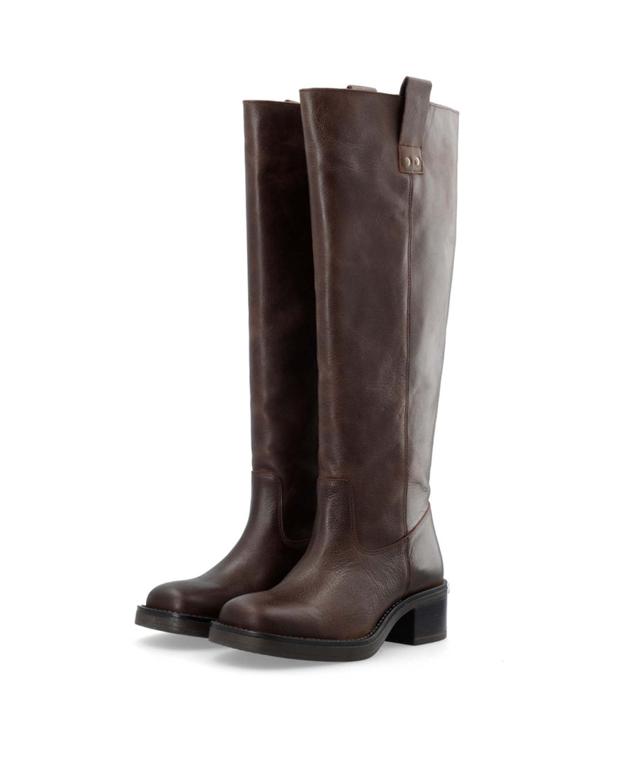 BIAMARY Knee High Boot Leather