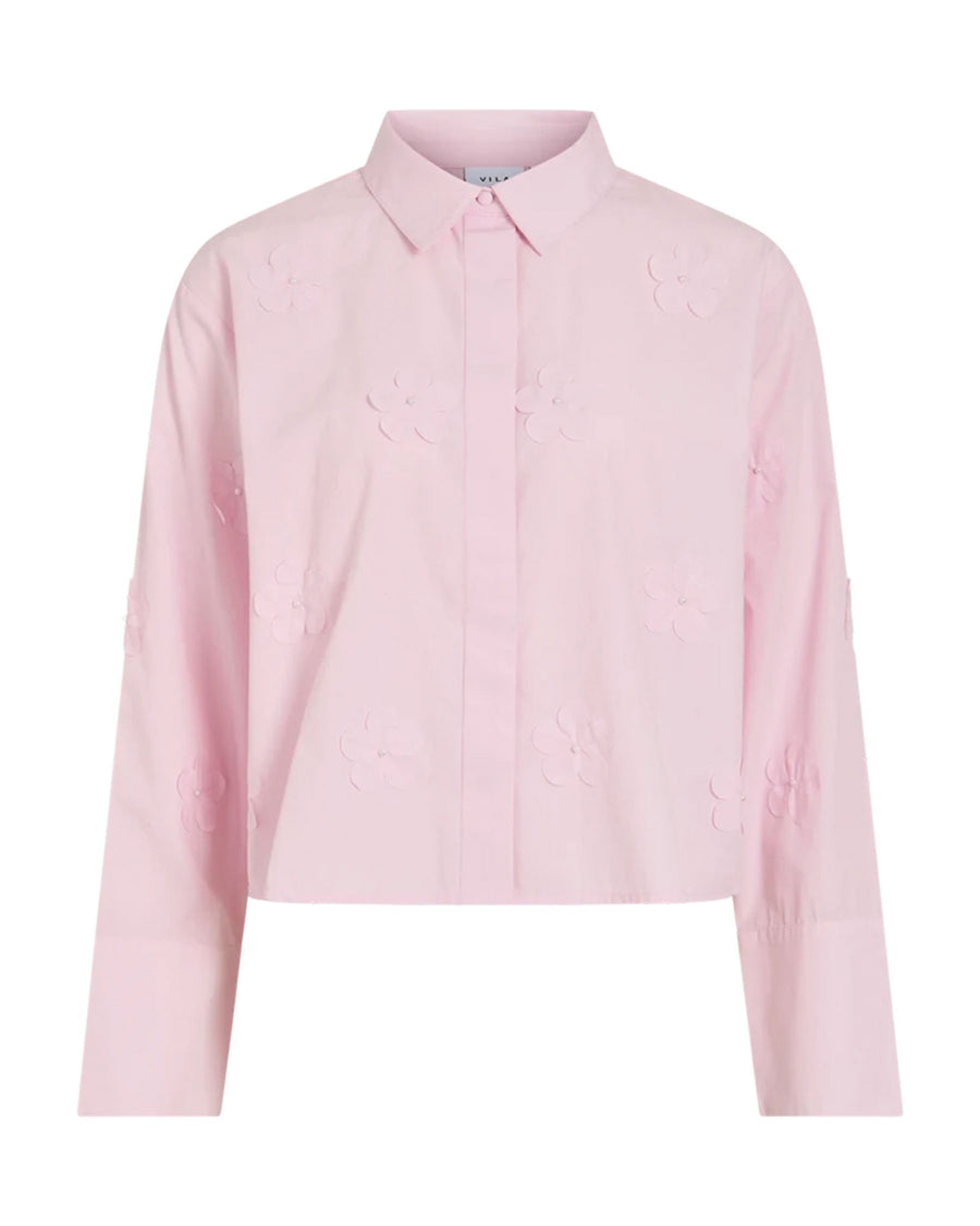 VIFLOARA L/S SHIRT W/ FLOWERS