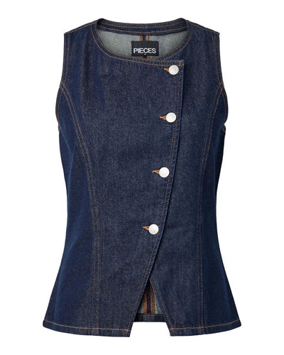 PCJULES SL DENIM VESTThumbnail
