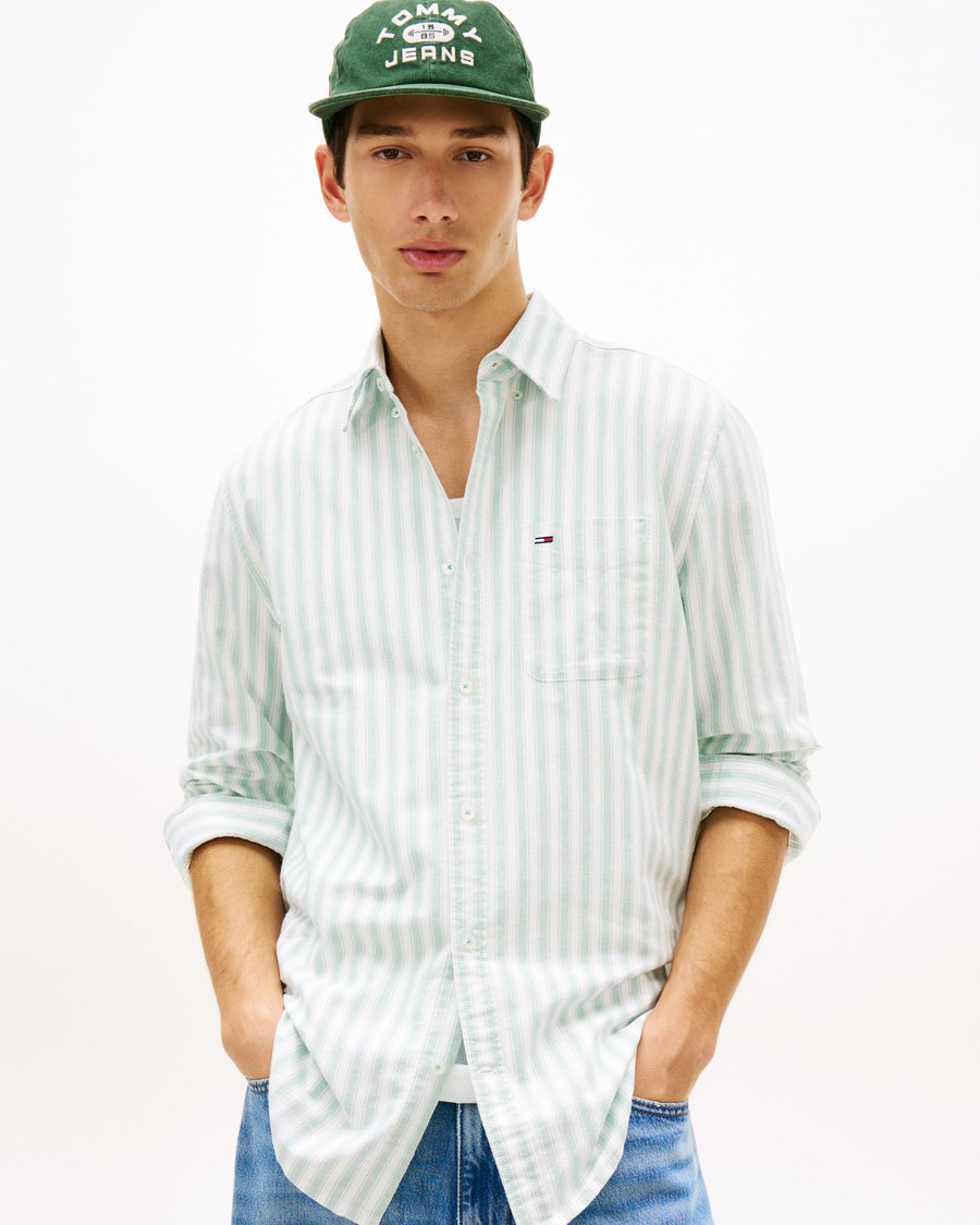 TJM STRIPE OXFORD SHIRT