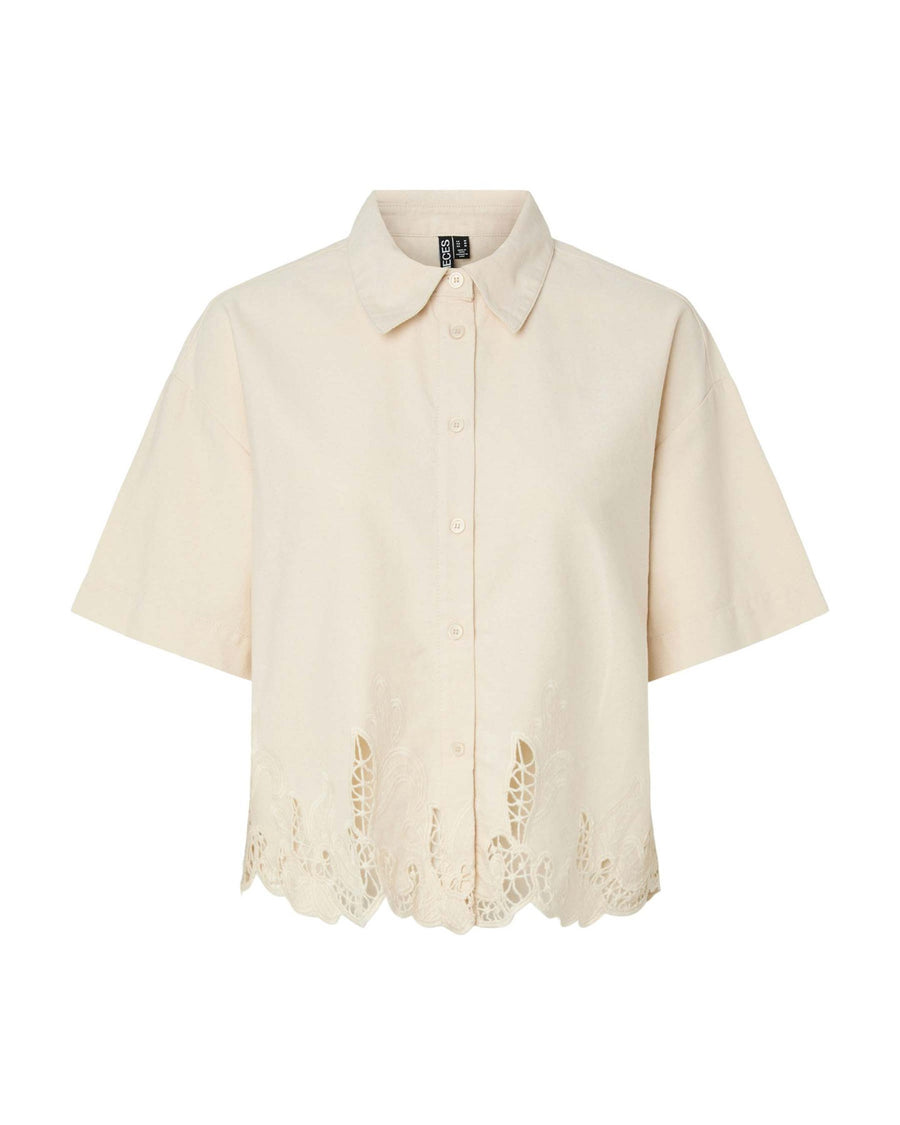PCPIPER SS DENIM SHIRT