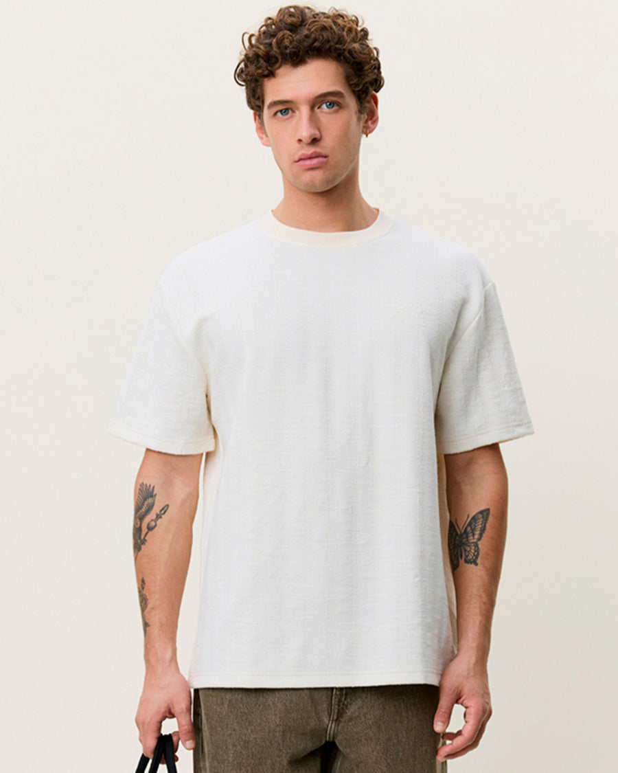 Stripe Jacquard T-Shirt