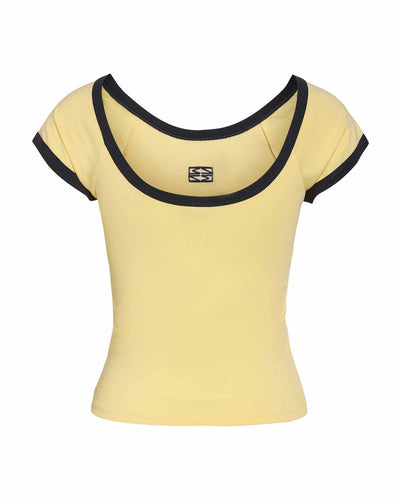 NMTWIN S/S O-NECK CONTRAST TEEThumbnail