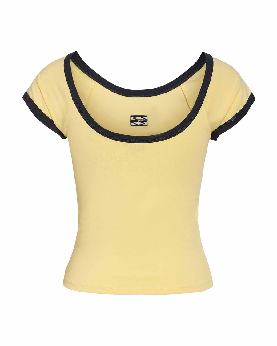 NMTWIN S/S O-NECK CONTRAST TEE