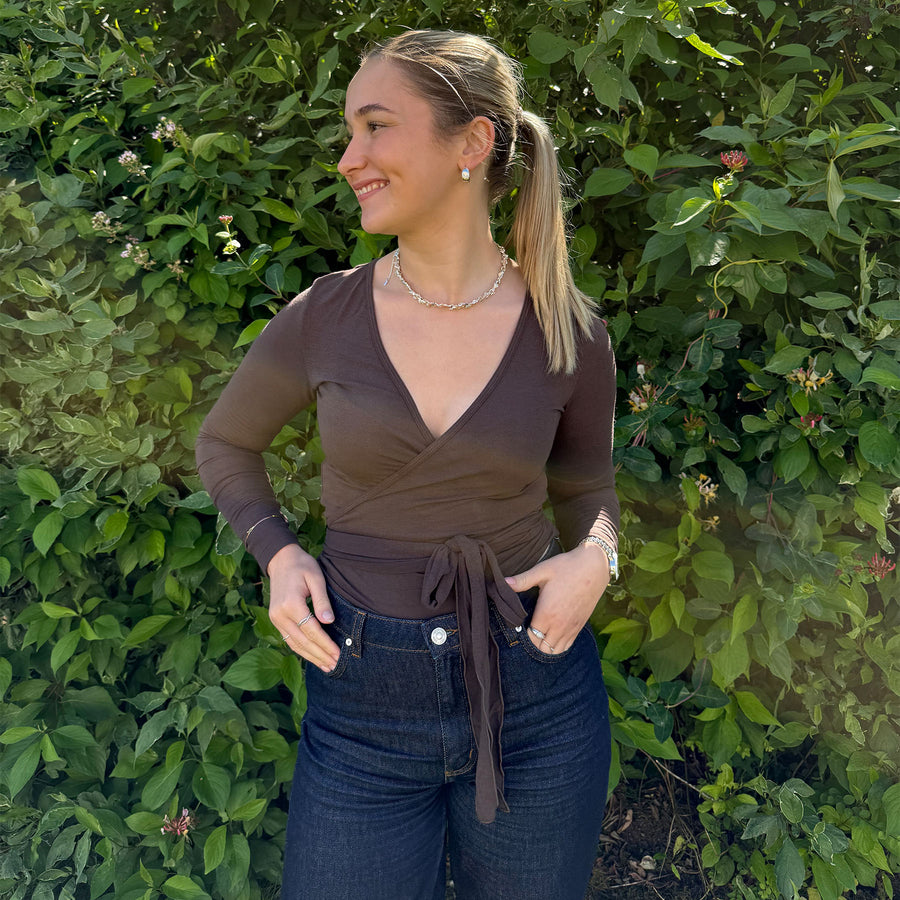 JXLUNA WRAP LS CARDIGAN