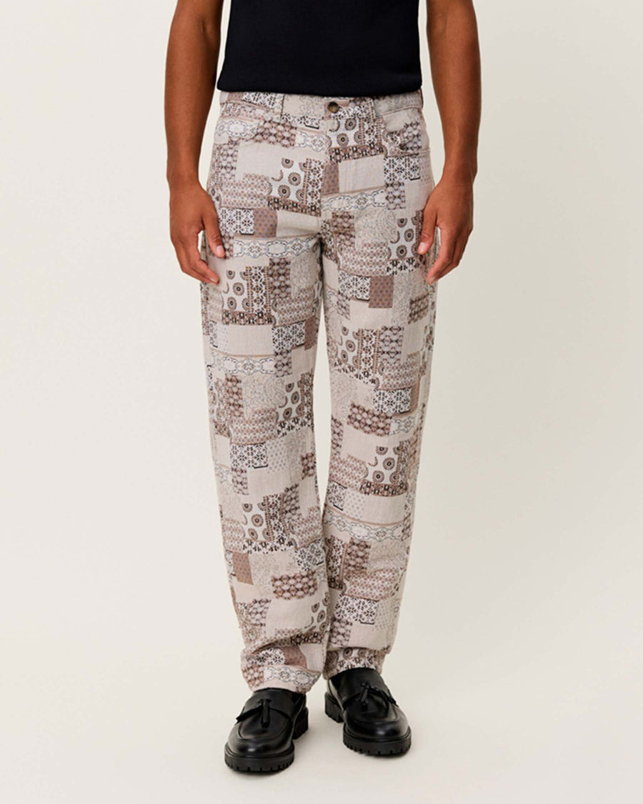 Ryder Patchwork Jacquard Pants