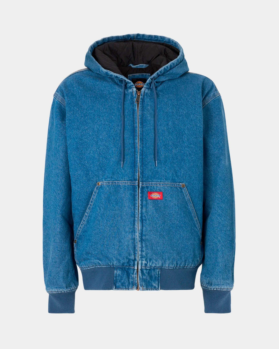 HILHAM LINED DENIM HOODED BOMB