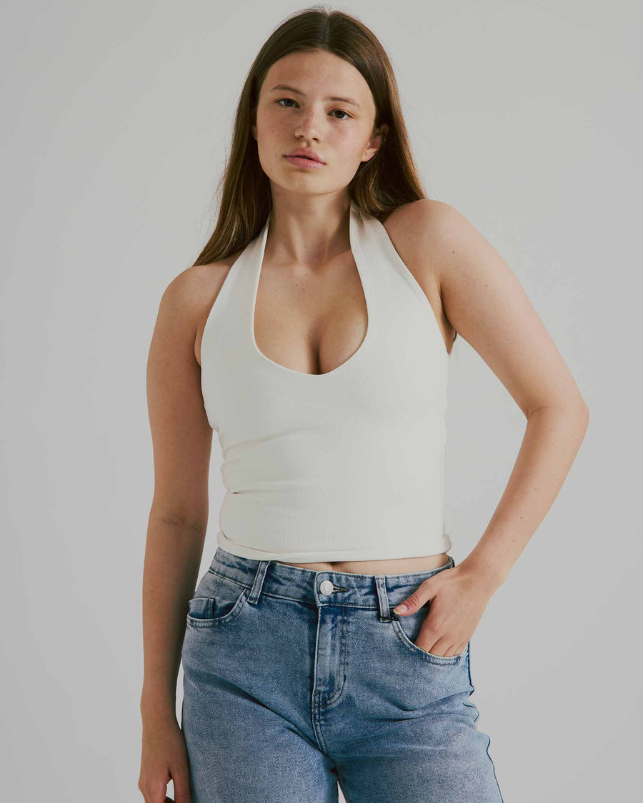 Vanilla crop top