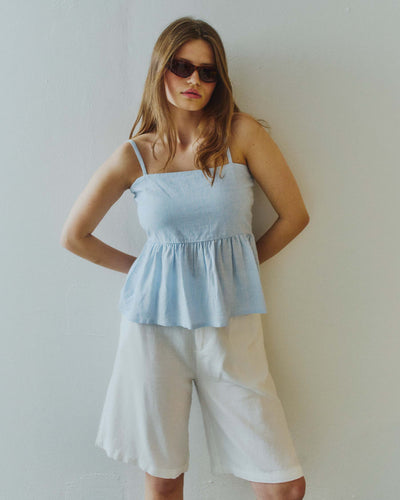 Purlelly linen topThumbnail