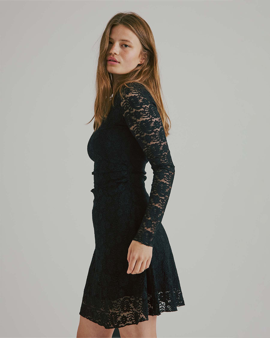 Holly ls lace dress