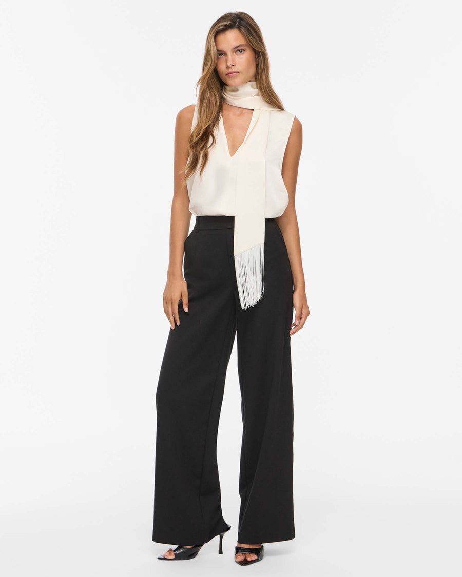VIRAIMA S/L TOP W/ SCARF