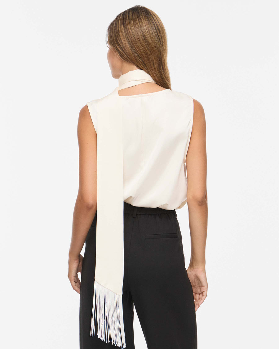 VIRAIMA S/L TOP W/ SCARF