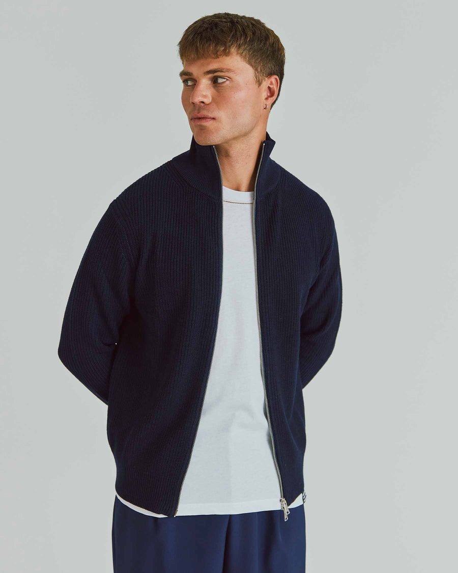 Lui Zip Cardigan